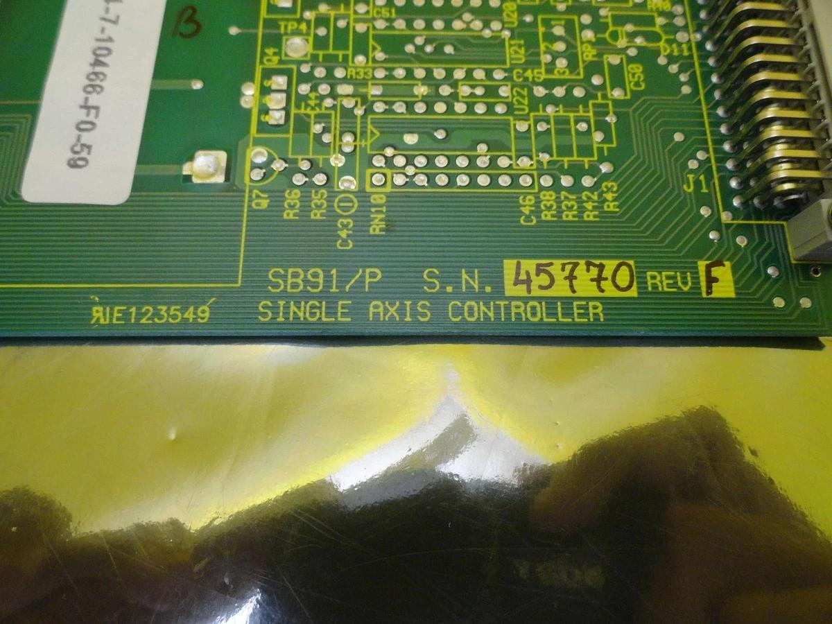 Used ACS Electronics SB91/P Single Axis Controller PCB Card AMAT WF 720 Used