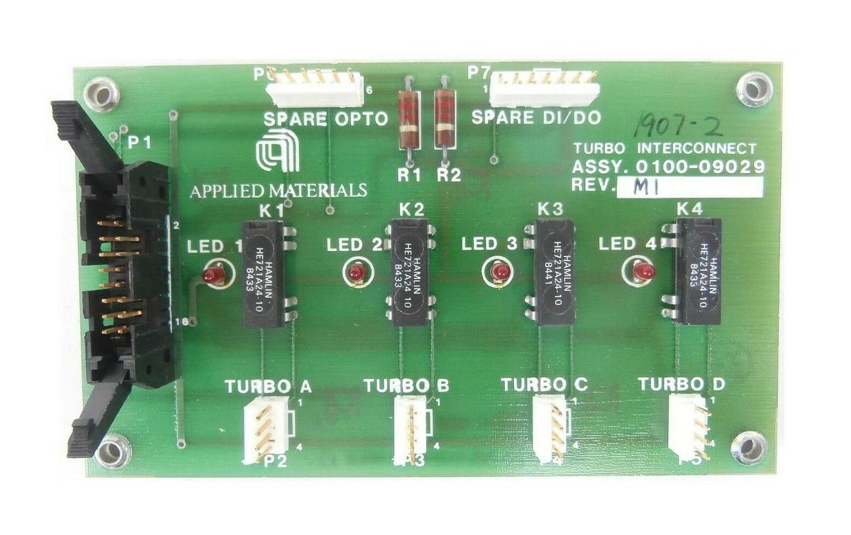 Used AMAT Applied Materials 0100-09029 Turbo Interconnect PCB Precision 5000 Working