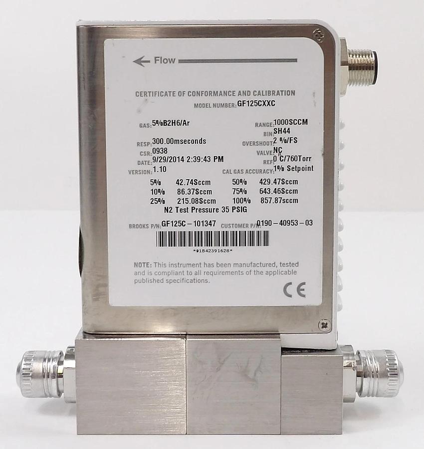 Brooks Instrument GF125C-101347 Mass Flow Controller MFC AMAT 0190-50948 New