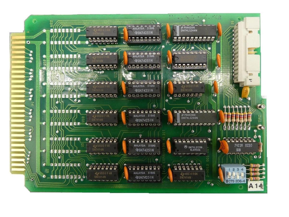 Used Varian Semiconductor VSEA D-H012 001 I/O Expansion PCB Card D-H0124001 Working