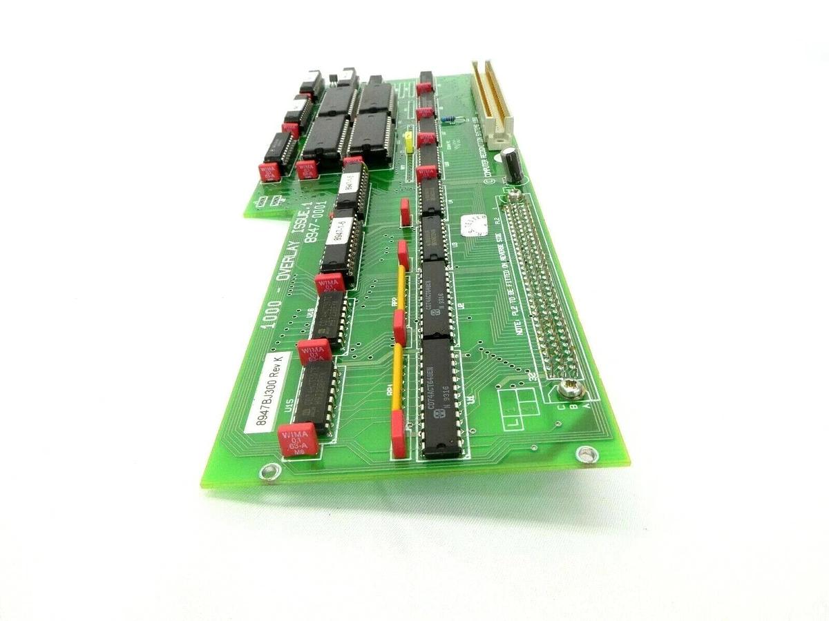 Used Computer Recognition Systems 8947-0001 1000 Overlay Board VME PCB Card Working