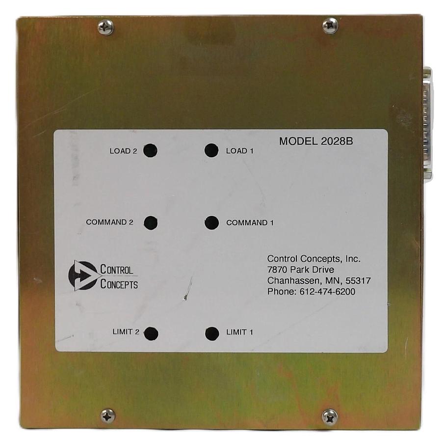 Used Control Concepts 2028B-1007 SCR Power Controller Module Working Surplus