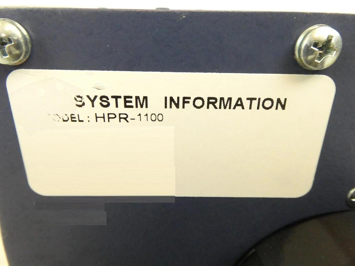 Used Inficon HPR-1100 Transpector HPR Gas Analyzer 924-601-G1 with H100M Working