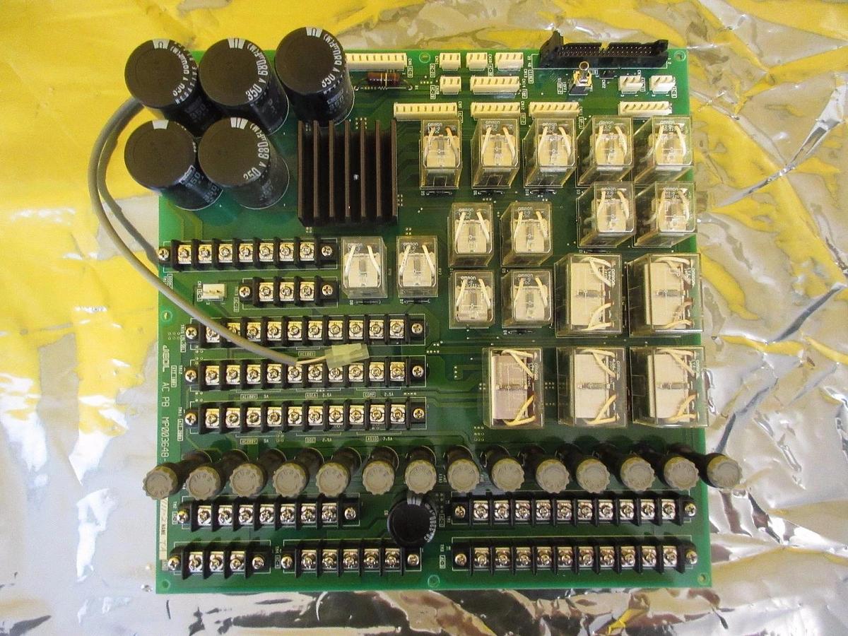 Used JEOL MP003648-00 AC PB Relay Power Distribution Board PCB JEM-2010F TEM Used