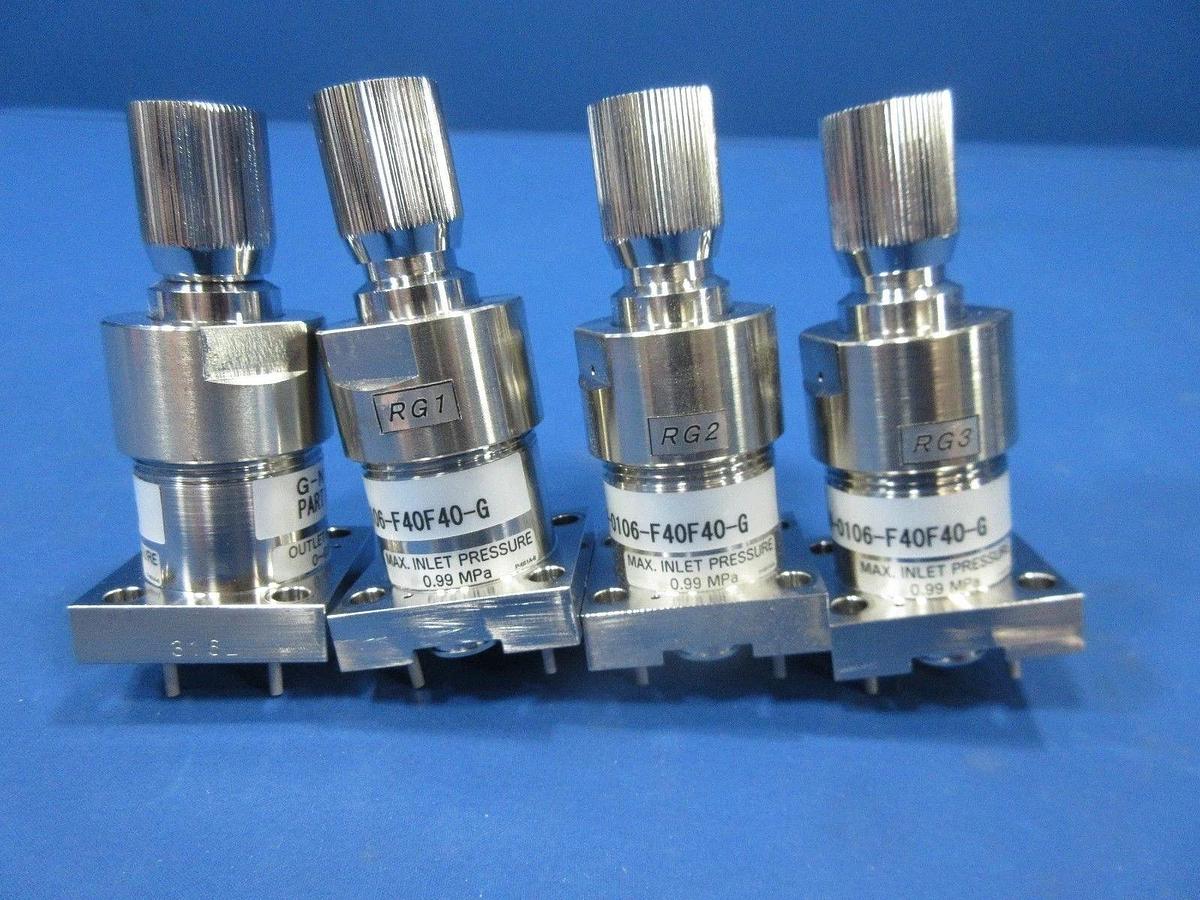 Used Hitachi Metals SAM U18SVS-2H-0106-F40F40-G P-768 0~0.6 MPa Lot of 9 Used Working
