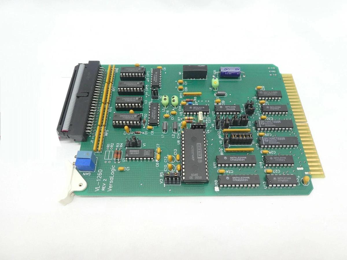 Used VersaLogic VL-1260 Analog Input PCB Card Rev. 2.00 Varian 350D Implanter Working