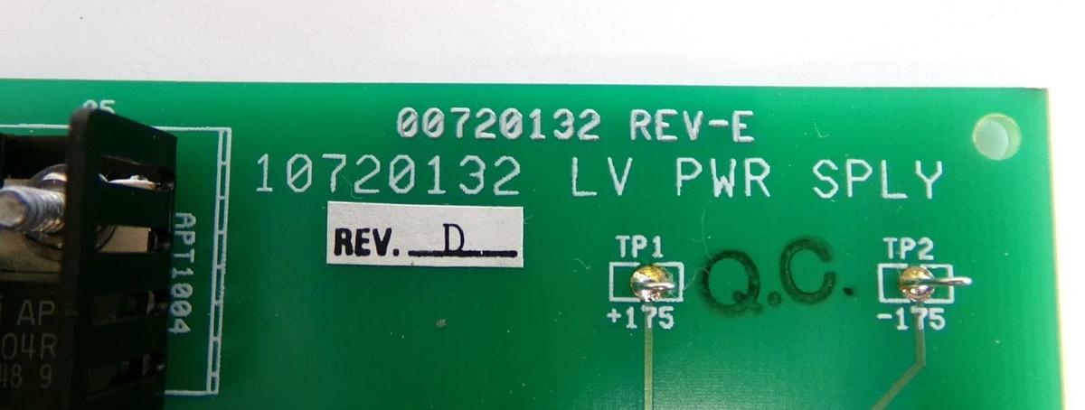 Used Brookhaven Instruments 10720132 LV Power Supply PCB Card SCANMASTER II Working