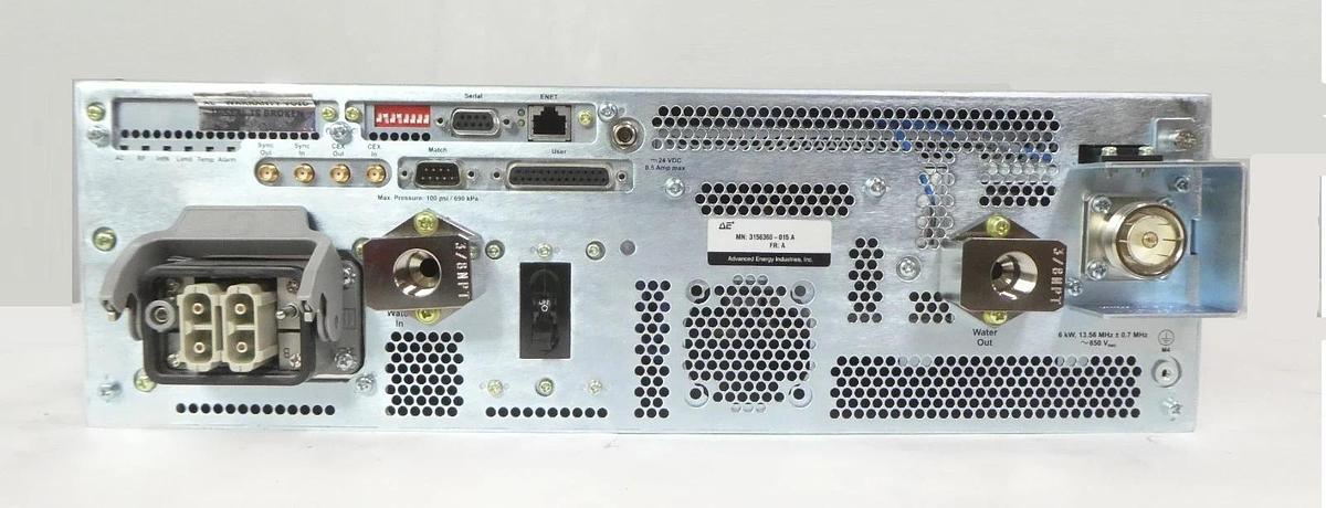Used HF Paramount 6013 AE Advanced Energy 3156360-015 RF Generator Working Surplus