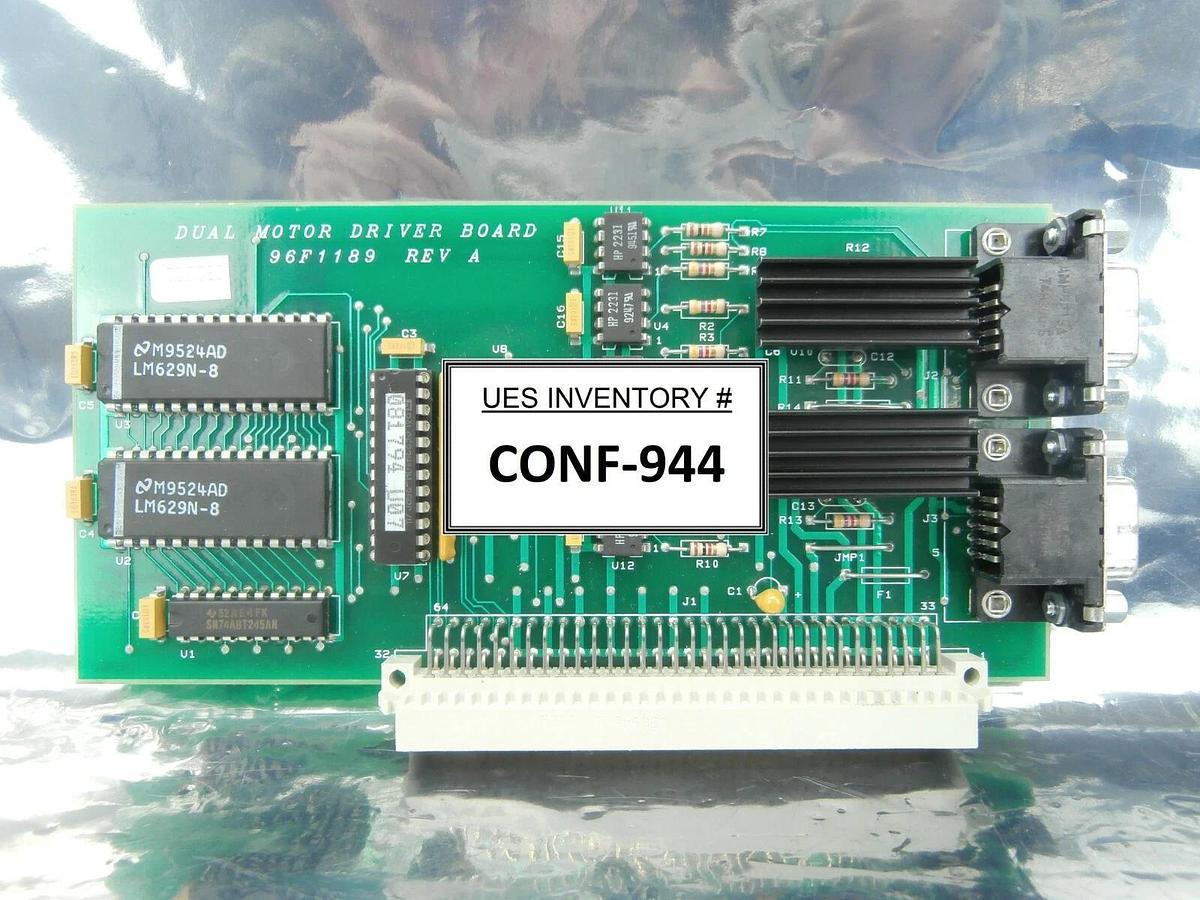 Used Veeco Instruments 96F1189 Dual Motor Driver Board PCB Used Working