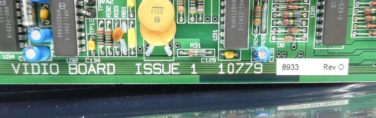 Used Computer Recognition Systems 10779 VIDIO BOARD PCB Card 8933 Working Surplus