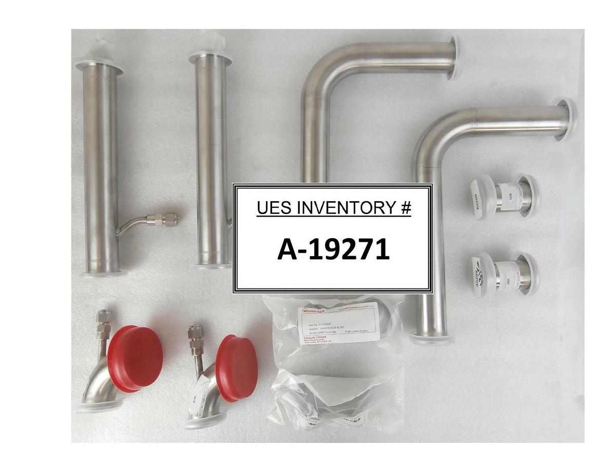 Used Edwards NW40 IQDP Vacuum Fittings Lot of 10 C10516420 B4194 B4195 B4196-B A5209