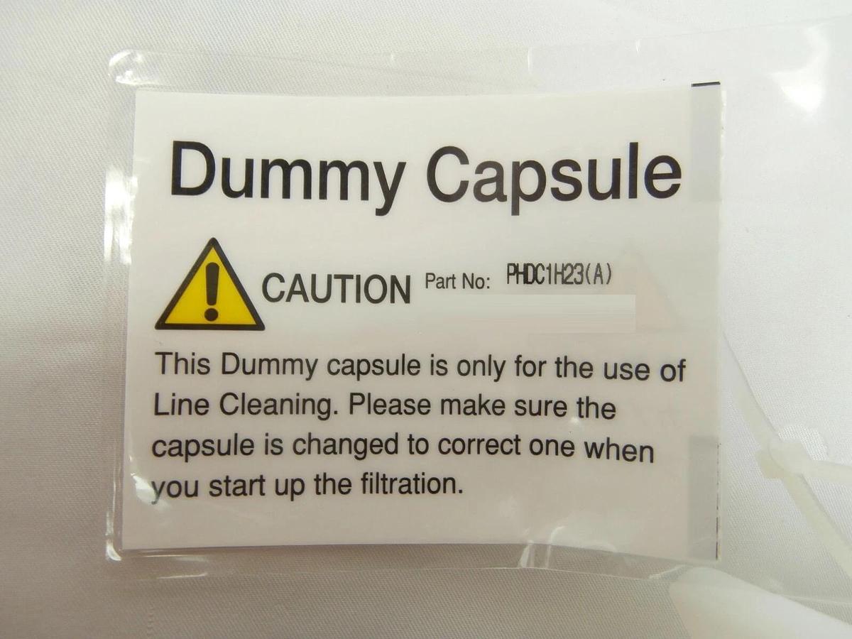 Used Pall PHDC1H23(A) Photoresist Filter PhotoKleen Dummy Capsule TEL Lithius Working
