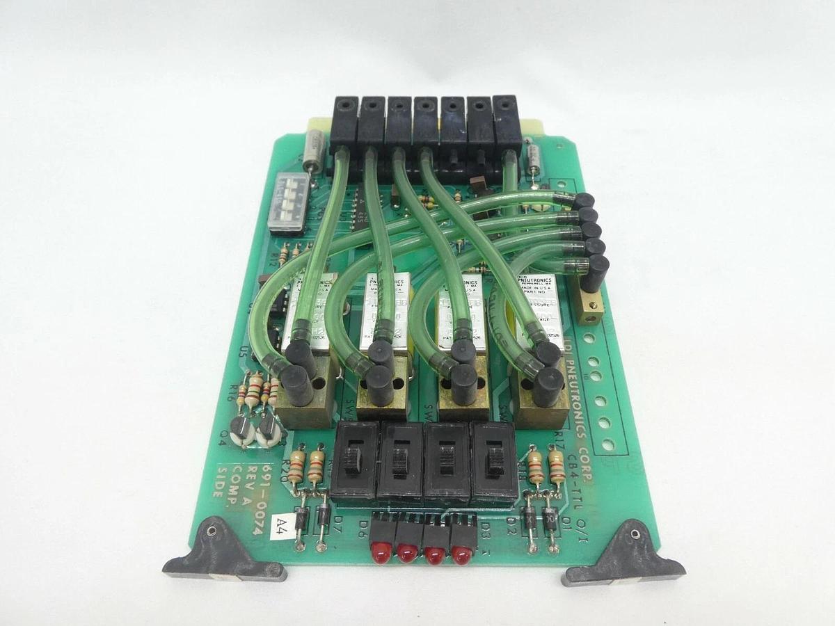 Used LDI Pneutronics 990-4321-AB CB4-TTL O/I PCB Card 691-0074 Rev. A Working Surplus