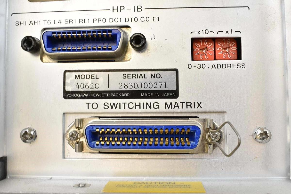 Used Hewlett Packard HP4084B / 4062C 4084B Switching Matrix Controller
