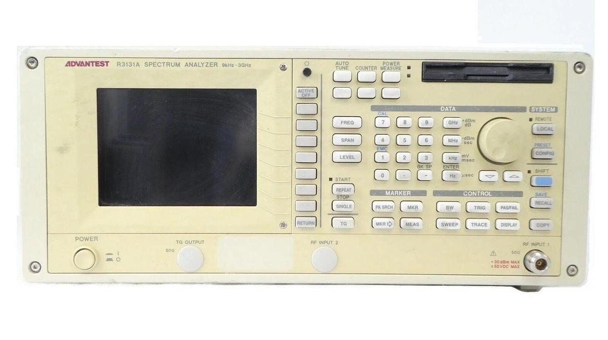 Used Advantest R3131A Spectrum Analyzer 9kHz-3GHz Surplus Spare