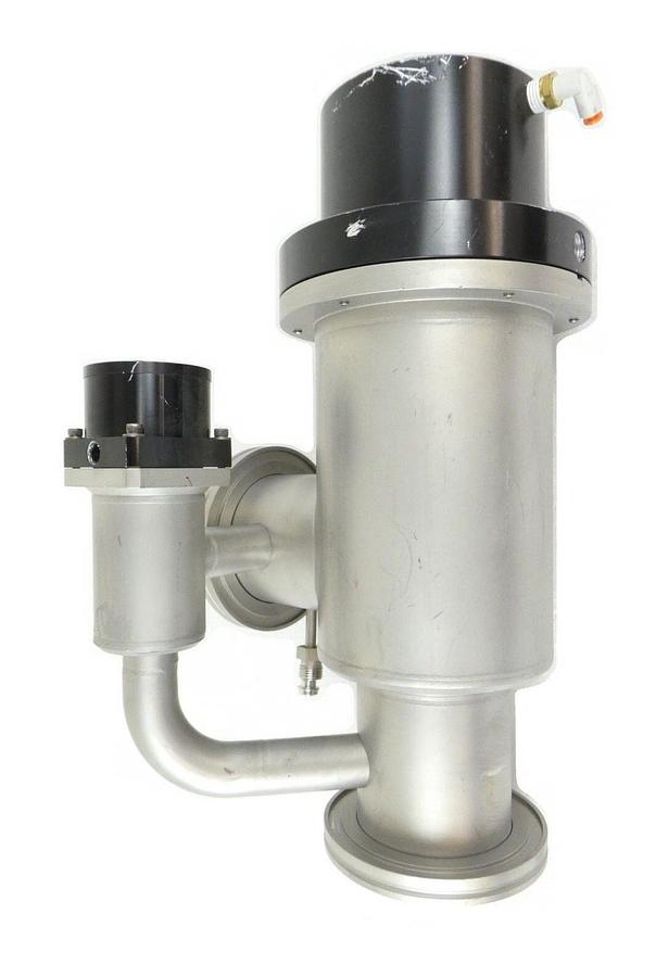 Used MKS Instruments 99F0077 UHV Vacuum Isolation Angle Valve ISO80 ISO-K Working