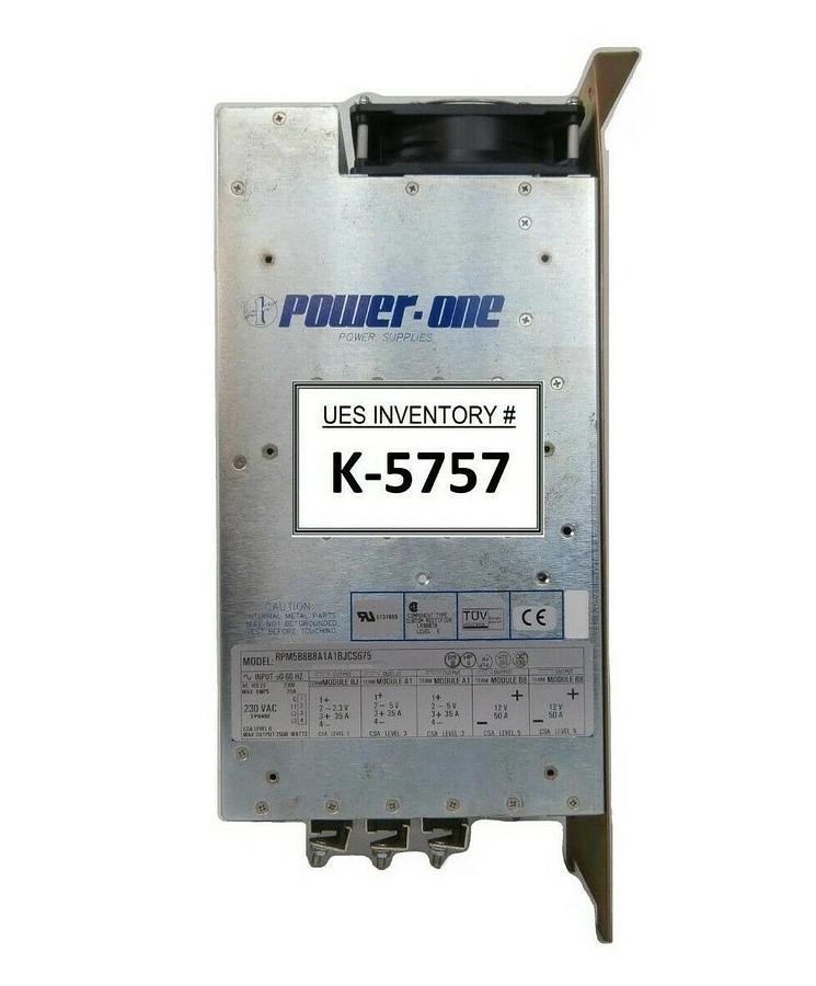 Used Power-One RPM5B8B8A1A1BJCS675 Power Supply Schlumberger 97171047 Rev. -02 Spare