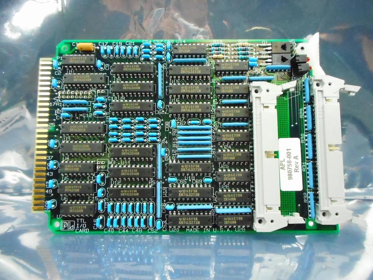 Used PL Pro-Log 980758-001 TTL I/O PCB Card APL Aviza Technology Working Surplus