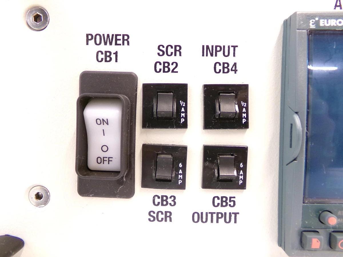 Used Varian E11072772 Eurotherm Dual Vaporizer Controller Assembly Working