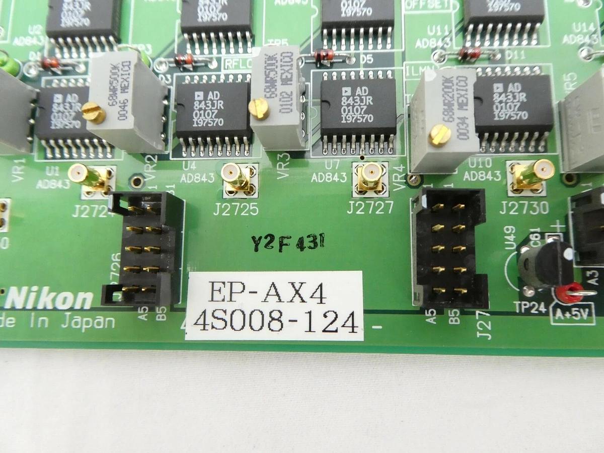 Used Nikon 4S008-124 Analog to Digital PCB EP-AX4 No IC's NSR Series Working Surplus