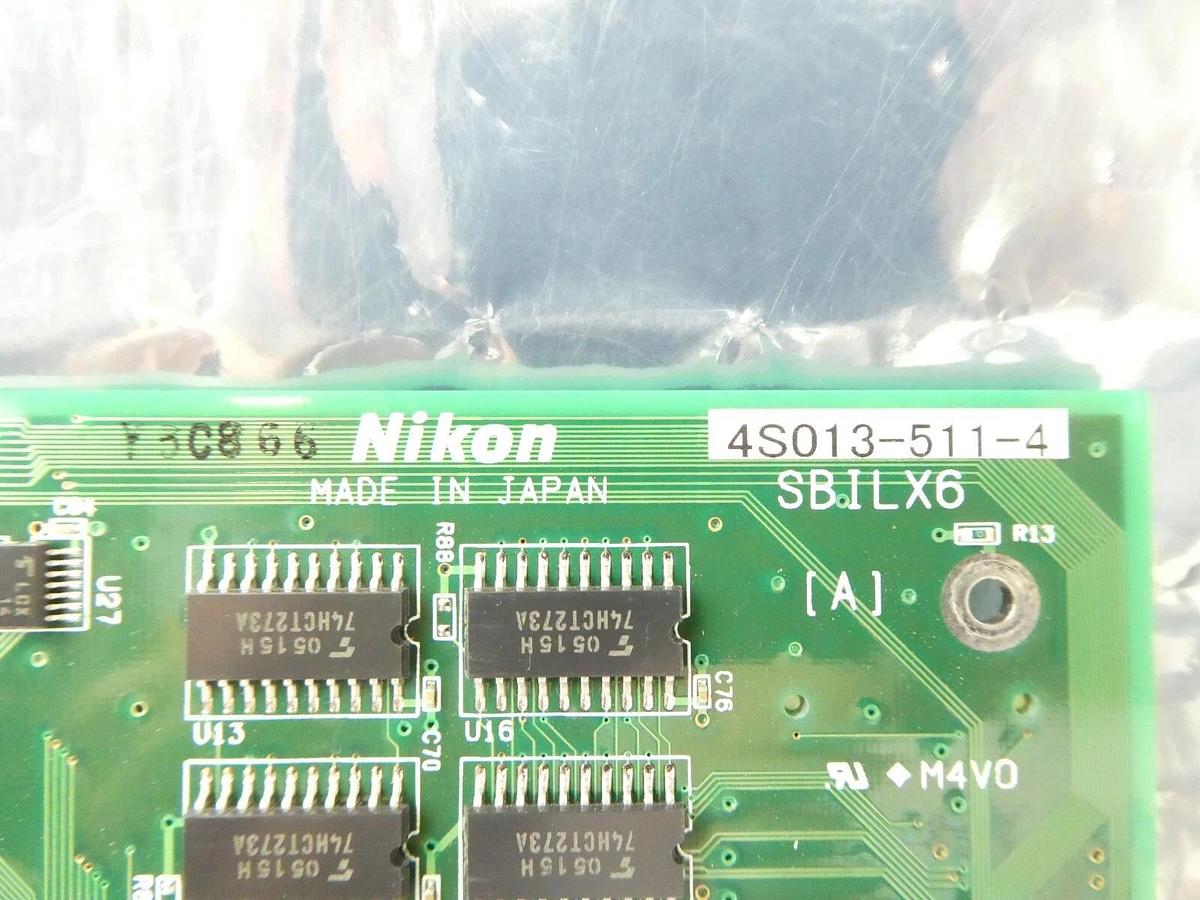 Used Nikon 4S013-511-4 Data I/O Driver Board SBILX6 NSR Series Working Surplus