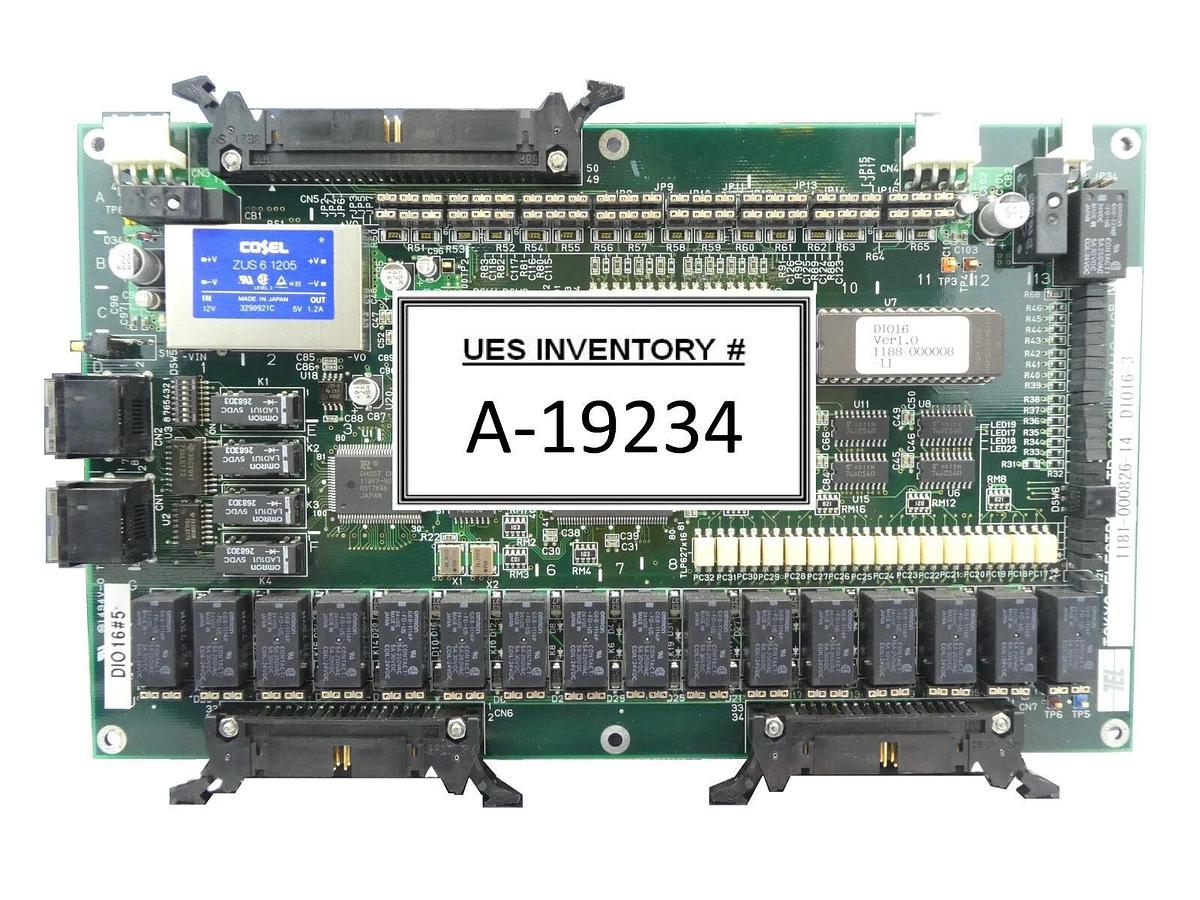 Used TEL Tokyo Electron 1181-000826-14 PCB DIO16-3 1188-000008-11 Lithius Working