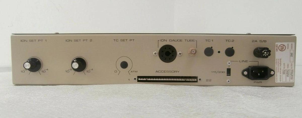 Used Varian Semiconductor VSEA F6323001 842 Vacuum Ionization Gauge Controller Spare