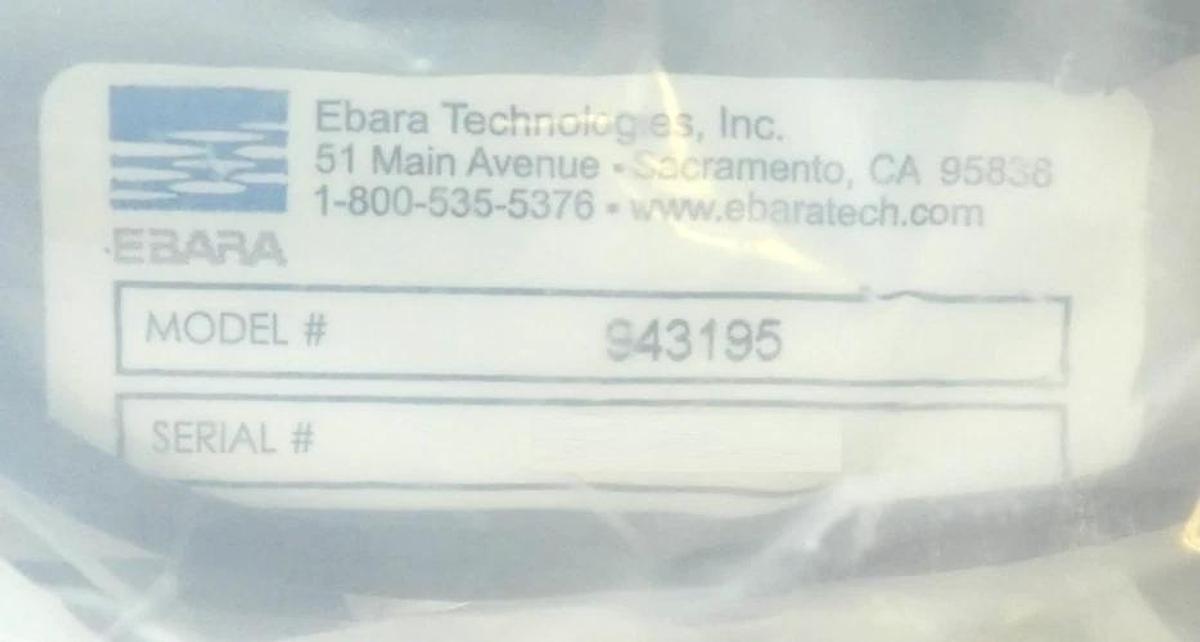 Ebara Technologies 943195 Gate Valve KF50 ETDfn IPN 500229275 New Surplus