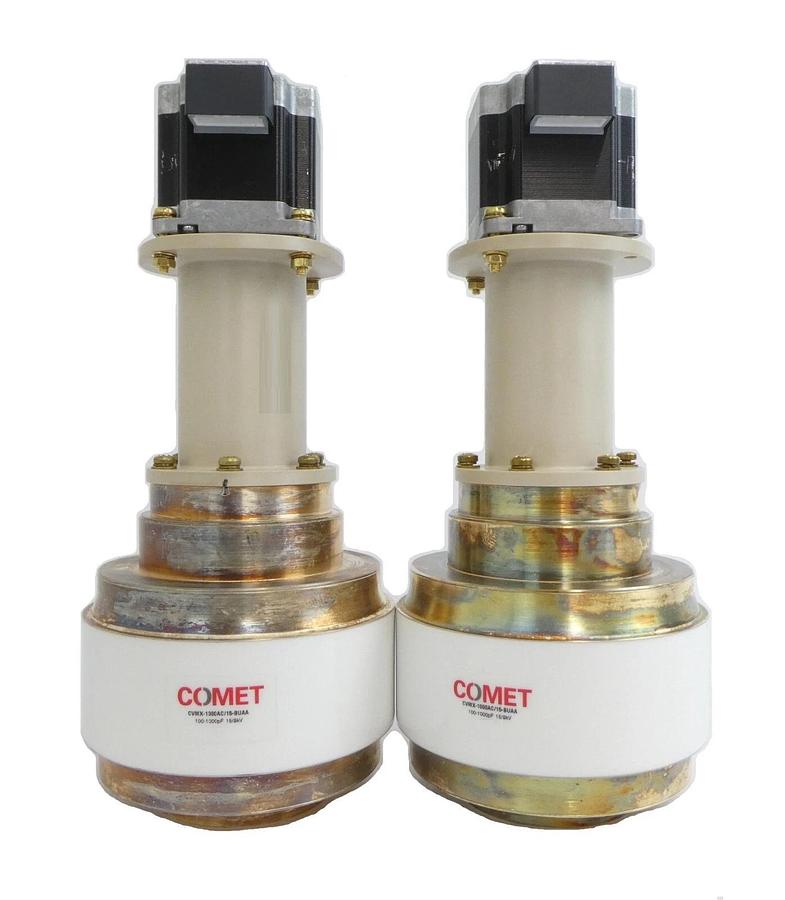 Used Comet CVMX-1000AC/15-BUAA RF Variable Vacuum Capacitor Lot of 2 Working