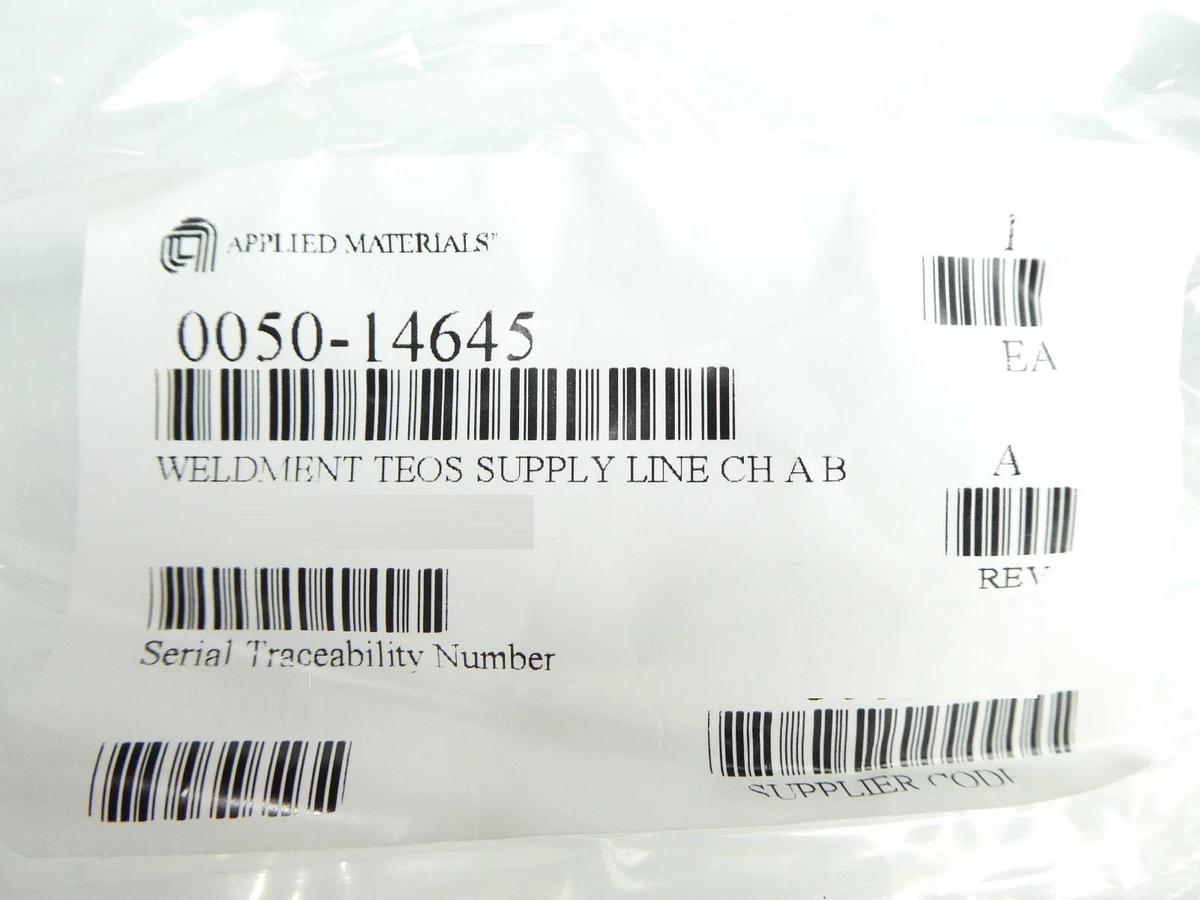 AMAT Applied Materials 0050-14645 Supply Line WELDMENT TEOS CH A B New Surplus
