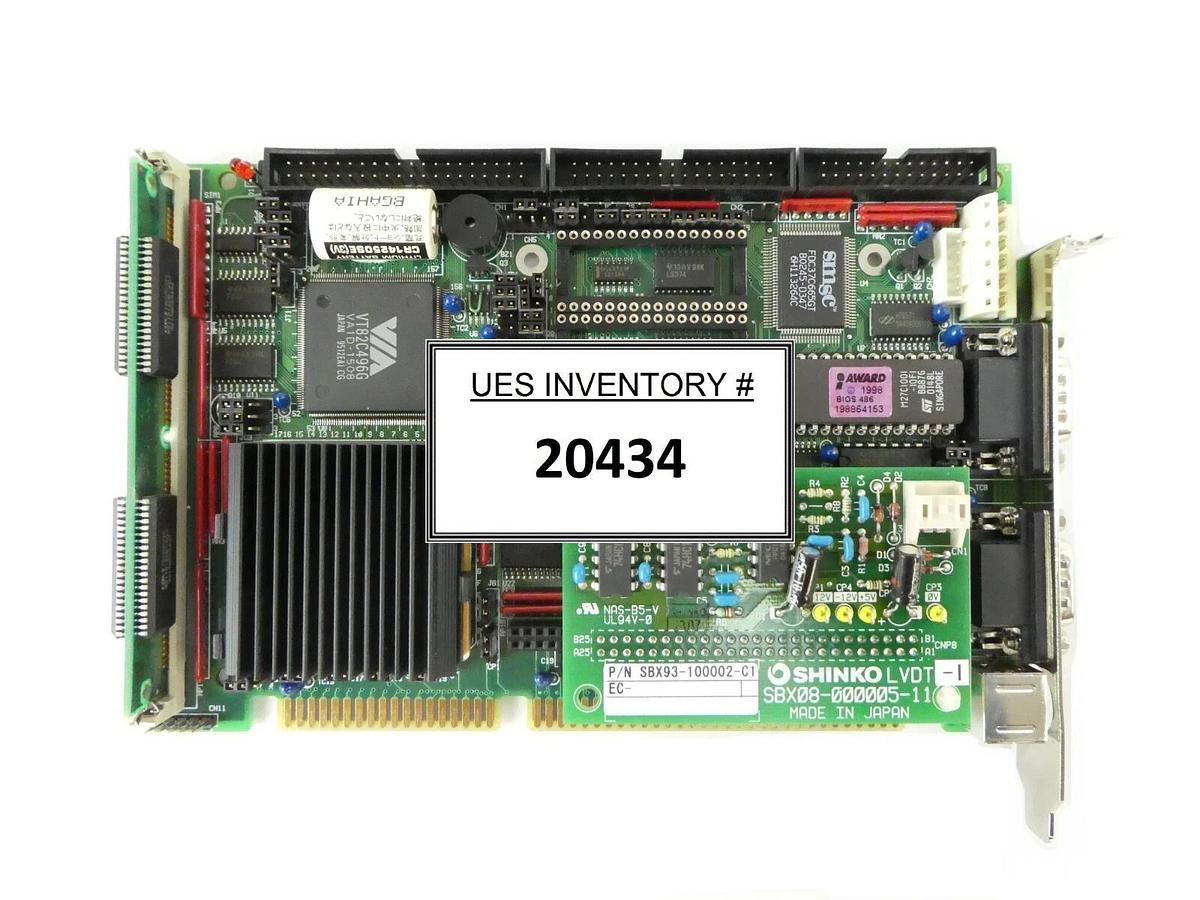 Used Shinko SBX93-100002-C1 SBC Single Board Computer PCB Card SBX08-000005-11 Telius
