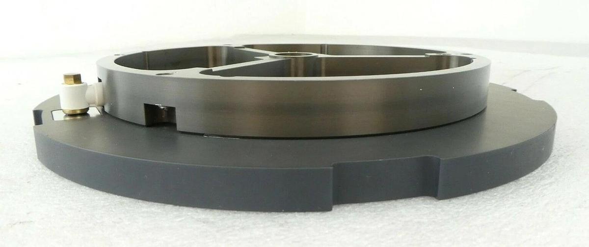 Used Rudolph Technologies 727237 300mm Wafer Chuck with Carbon Pad 722963 F30 Working
