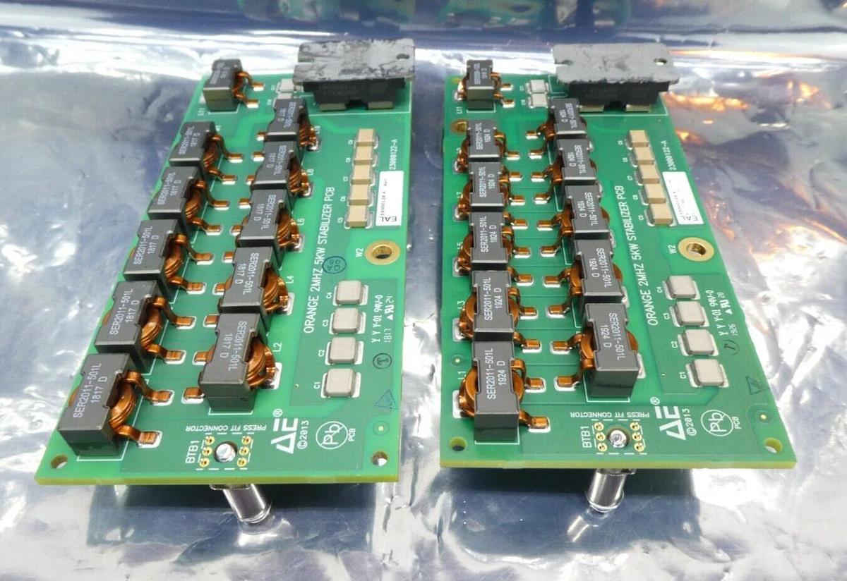 Used AE Advanced Energy 23000122-A 2MHz 5kW Stabilizer PCB 33000128 Lot of 2 Working