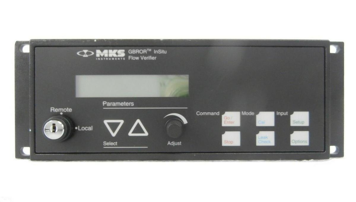 Used MKS Instruments 123714-G1 GBROR InSitu Flow Verifier GBR1B24CR1 Working Surplus