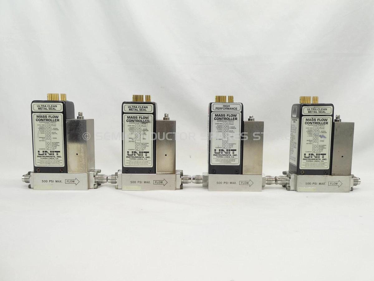 Used UNIT Instruments Mass Flow Controller MFC UFC-1100 UFC-1500A UFC-1160 Lot of 20