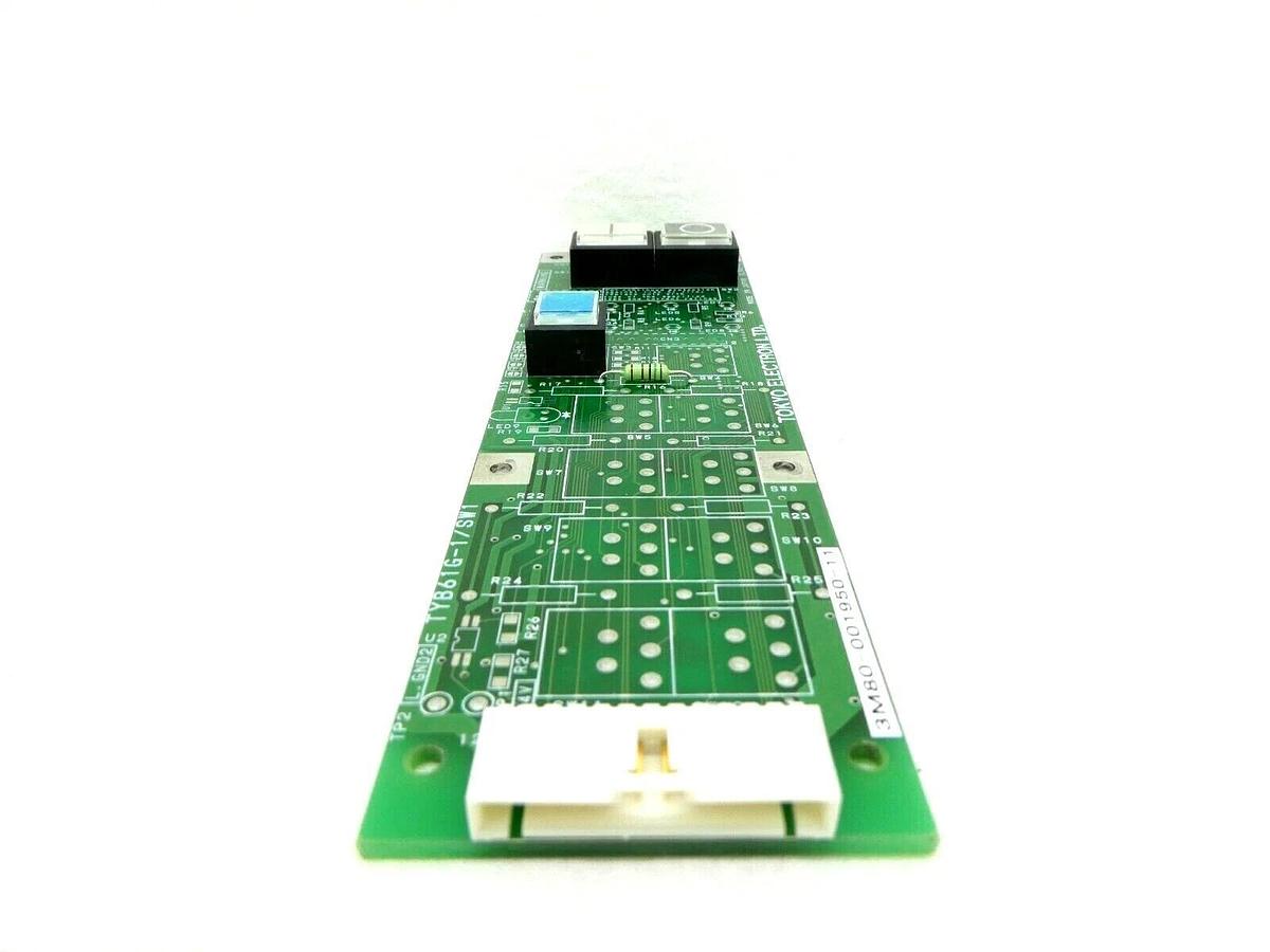 Used TEL Tokyo Electron 3M80-001950-11 Button Panel PCB TYB61G-1/SW1 Trias Working