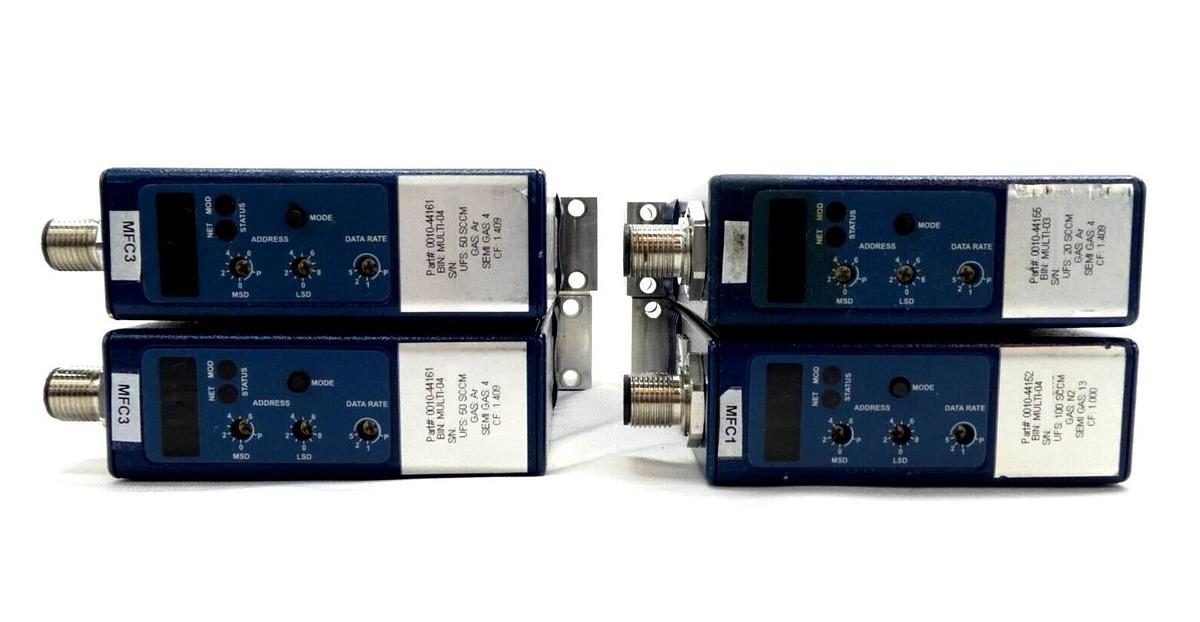 Used Aera PI-98 Series Mass Flow Controller MFC PI-98 PI-980 PI-982 Lot of 8 Working