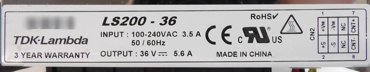 TDK Lambda LS200-36 DC Power Supply AMAT 1140-01692 Reseller Lot of 7 New