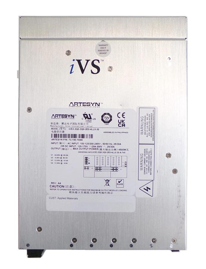 Artesyn 73-190-7046I Power Supply Assembly iVS3-3Q0-3Q0-2E0-4LL0-30 New Surplus