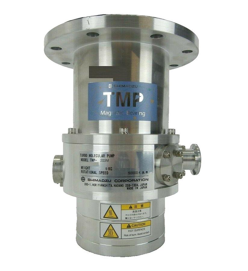 Used TMP Shimadzu TMP-203M Turbomolecular Vacuum Pump Turbo Tested Working