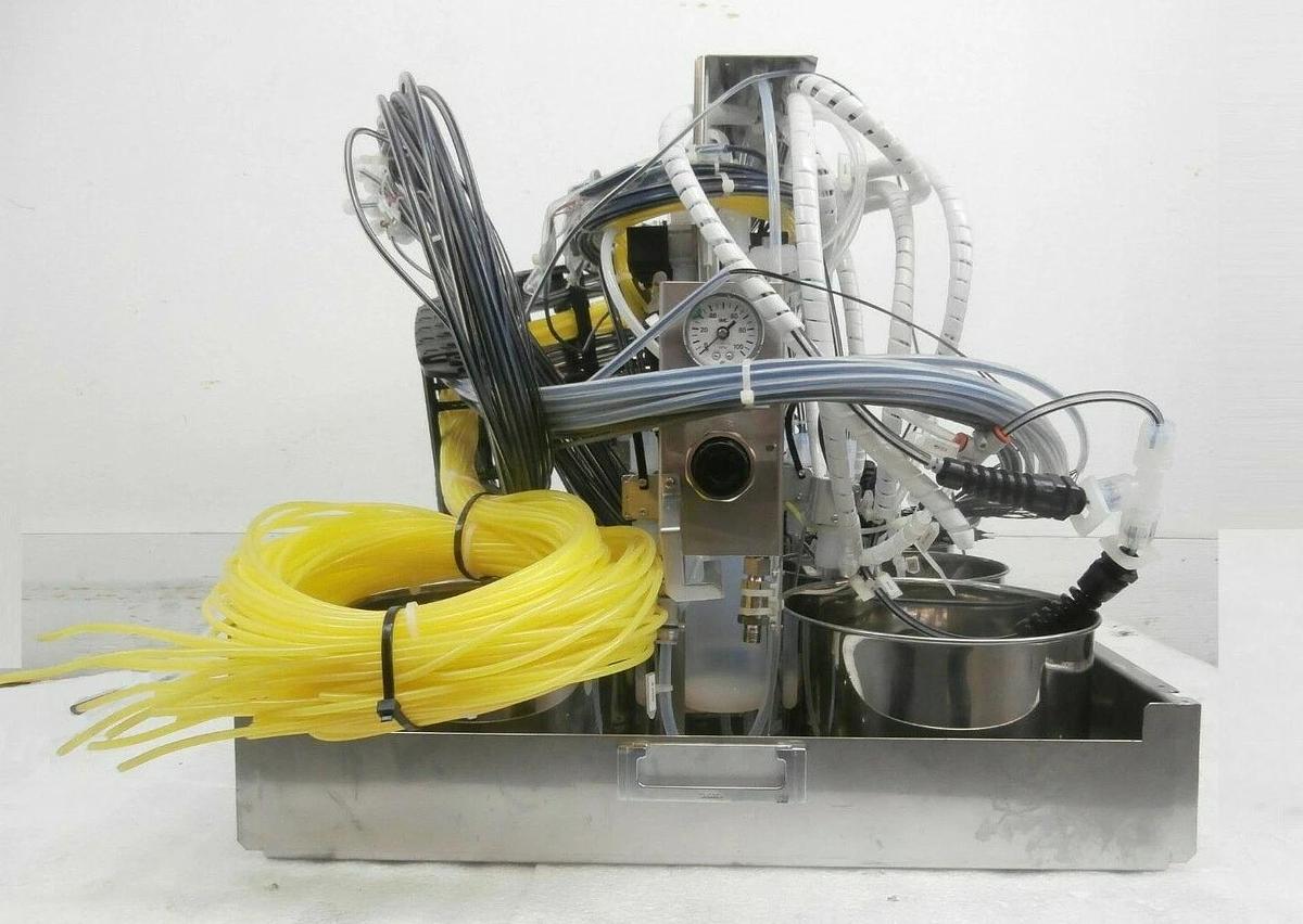 Used TEL Tokyo Electron Lithius 8-Port Photoresist Distribution Reservoir Tray Spare