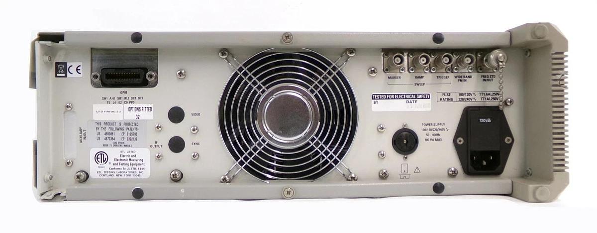 Used IFR 2040 10khz-1.35Ghz Low Noise Signal Generator 9.15 Opt. 2 Dented As-Is Spare