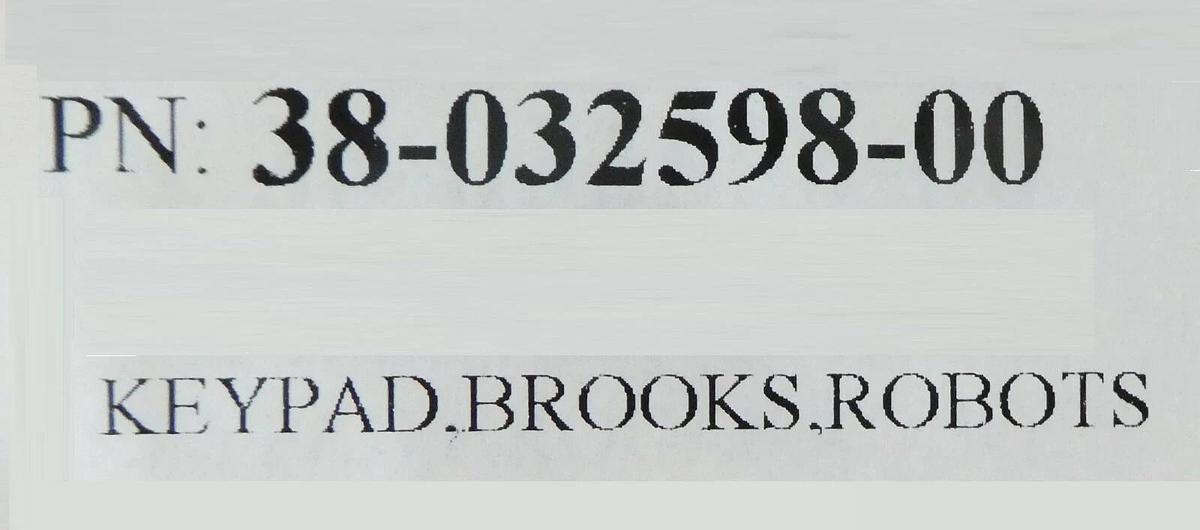 Brooks TT1ENR2-1-TVS-ES-BROOKS8 Robot Teach Pendant Novellus 38-032598-00 New