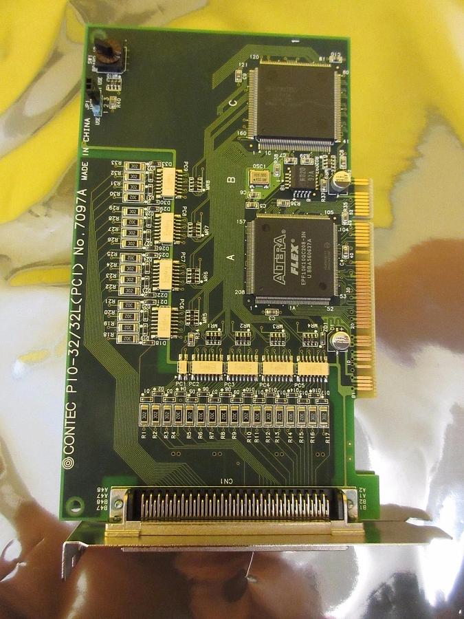 Used Contec PIO-32/32L(PCI) Isolated Digital I/O Board PCB 7097A Working Surplus