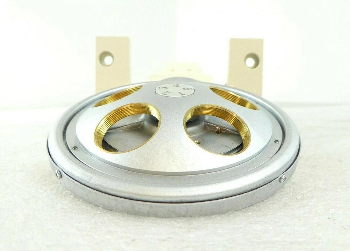 Used Nikon Microscope Turret Assembly with Mount OPTISTATION 3 & 7 2S700-409 Working