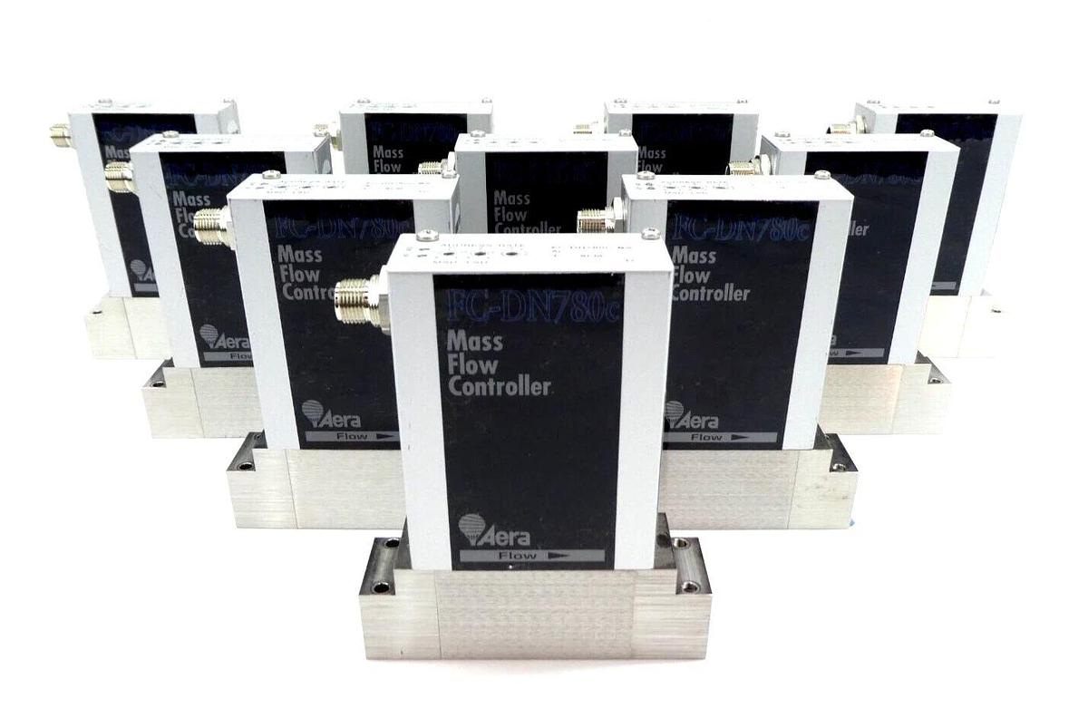 Used Aera FC-DN780CBA Mass Flow Controller MFC 1 SLM 3 SLM Ar Lot of 10 Working