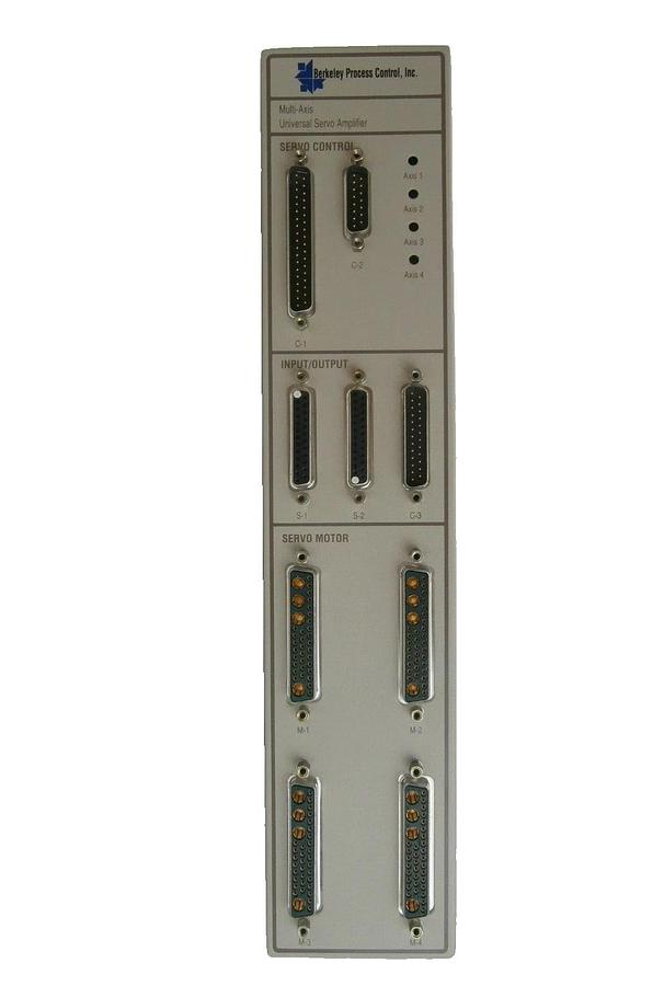 Used Berkeley Process Control USA2-22-35 Multi-Axis Universal Servo Amplifier Working