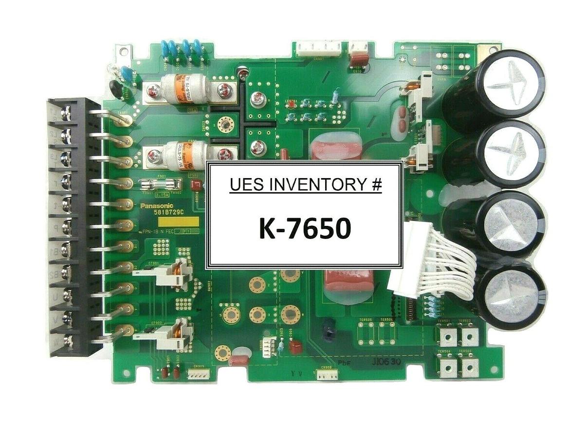 Used Panasonic 581B729C Servo Driver Interface Board PCB Working Surplus