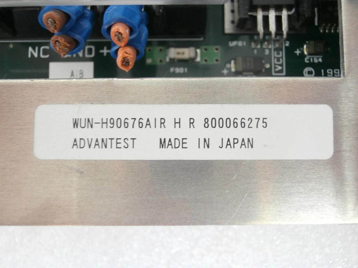 Used Advantest WUN-H90676AIR Pneumatic Panel Assembly PCB BLG-024720 T2000 Working