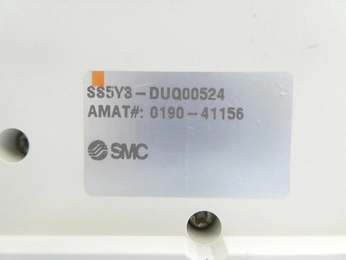 Used SMC SS5Y3-DUQ00524 16-Port Ethercat Pneumatic Manifold AMAT Lot of 3 Working